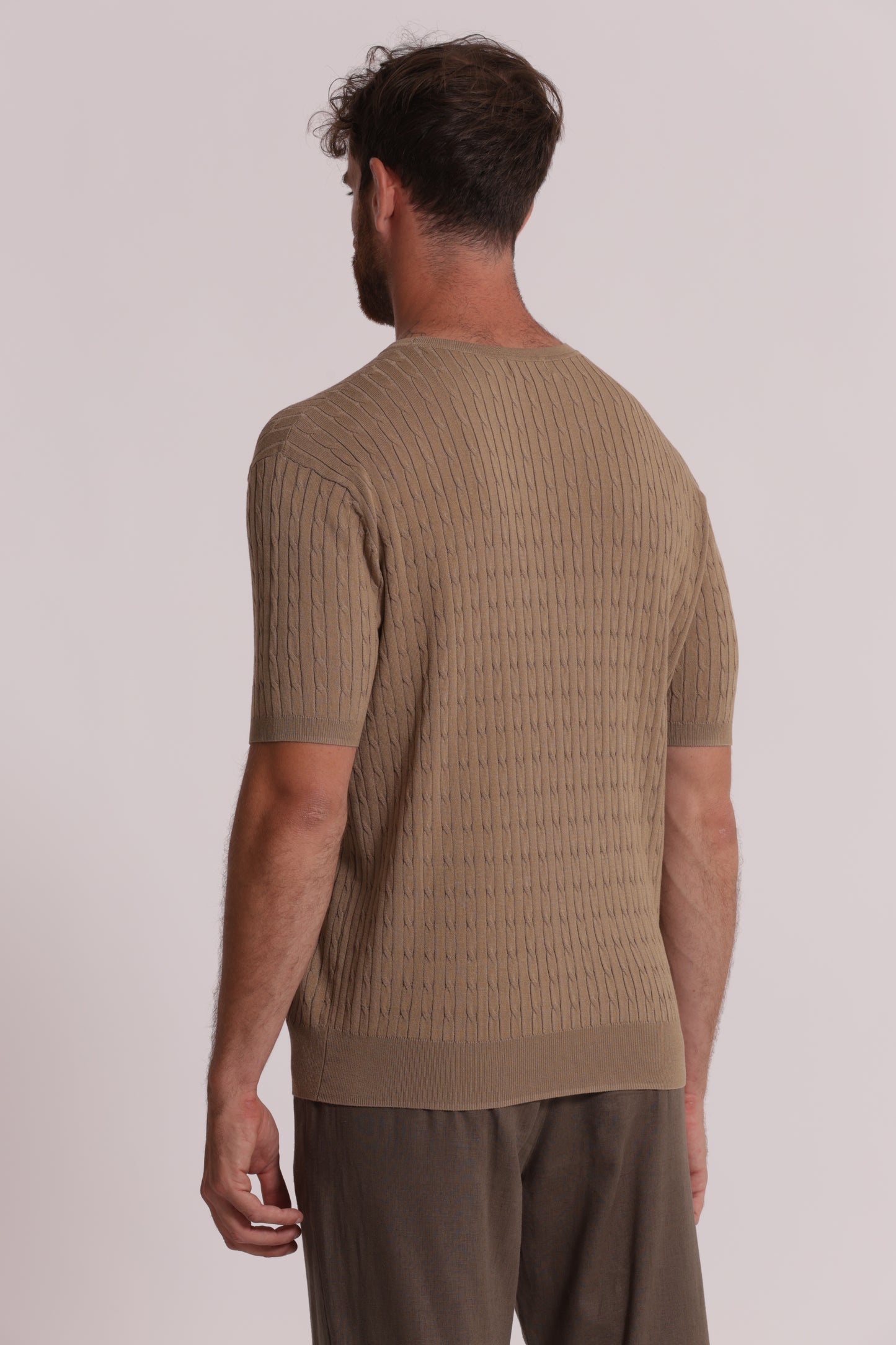 MAGLIA GIROCOLLO TRECCE