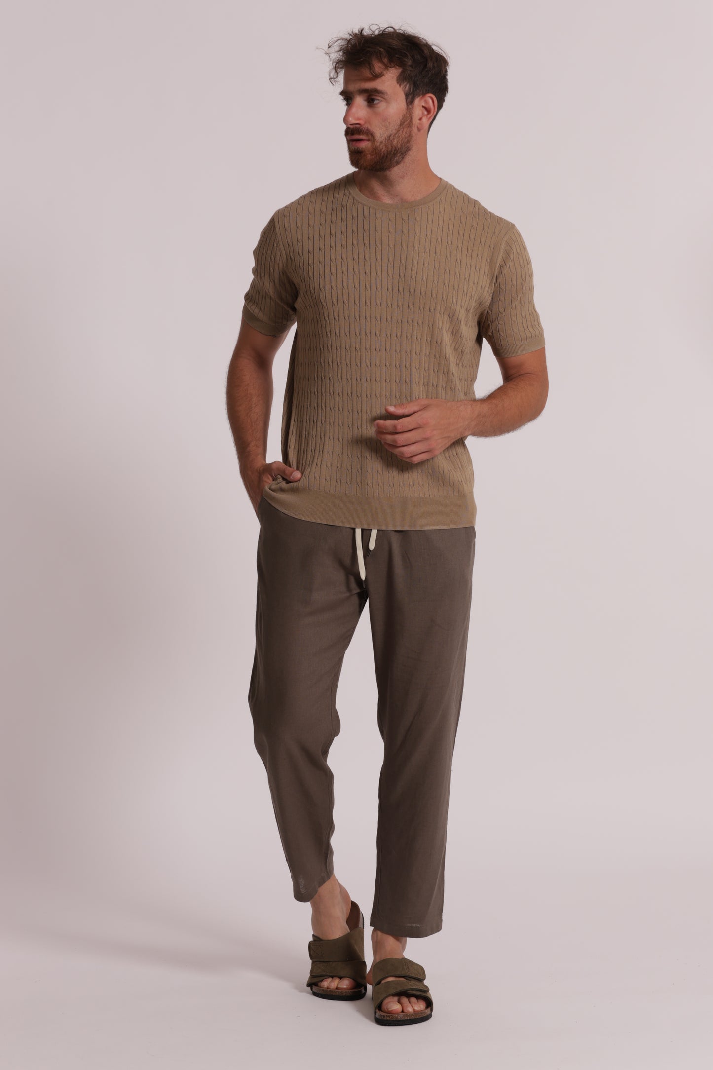 MAGLIA GIROCOLLO TRECCE