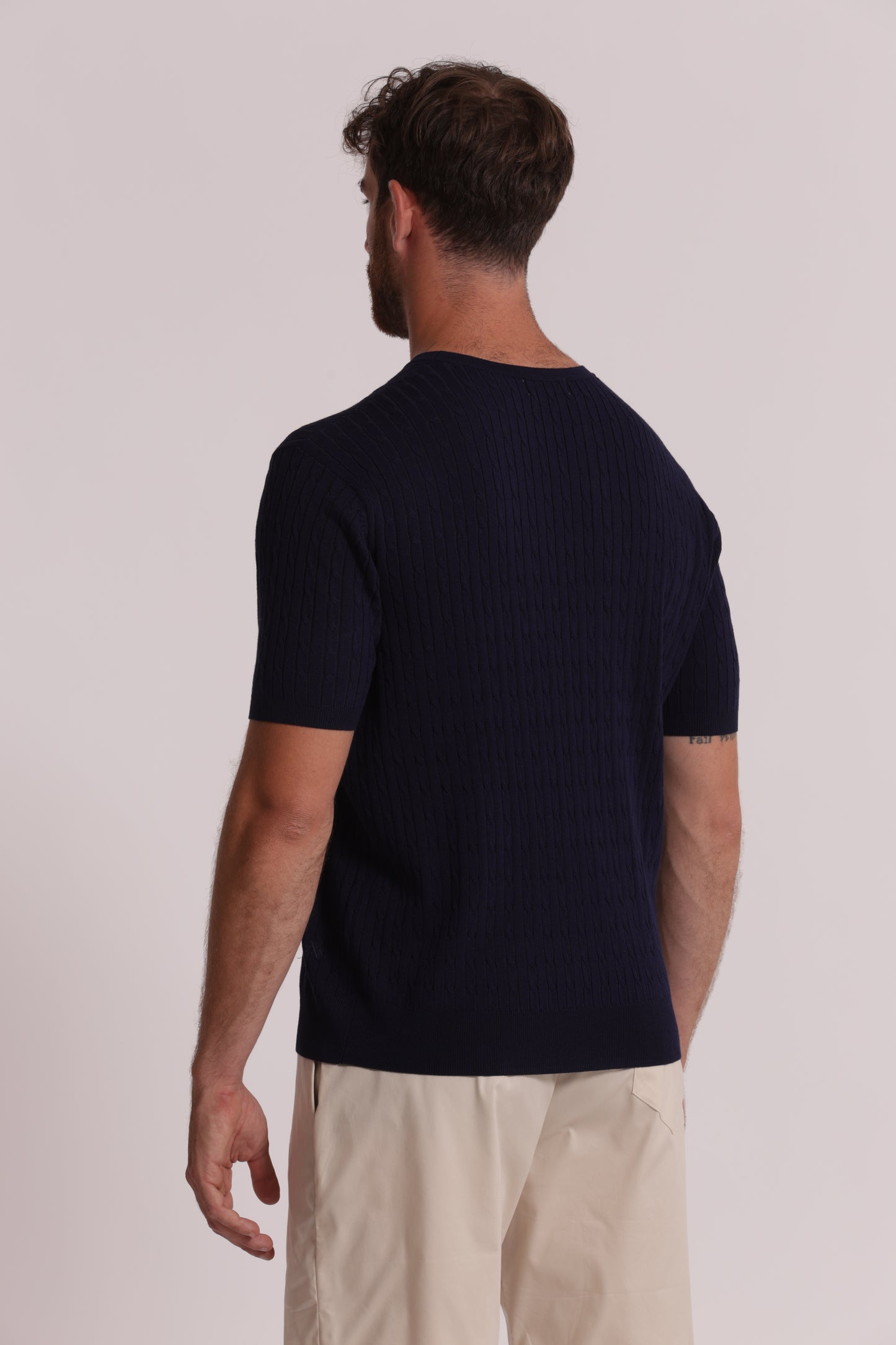 MAGLIA GIROCOLLO TRECCE