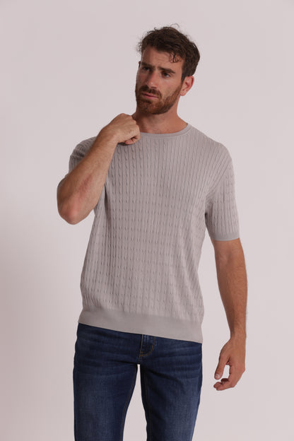 MAGLIA GIROCOLLO TRECCE