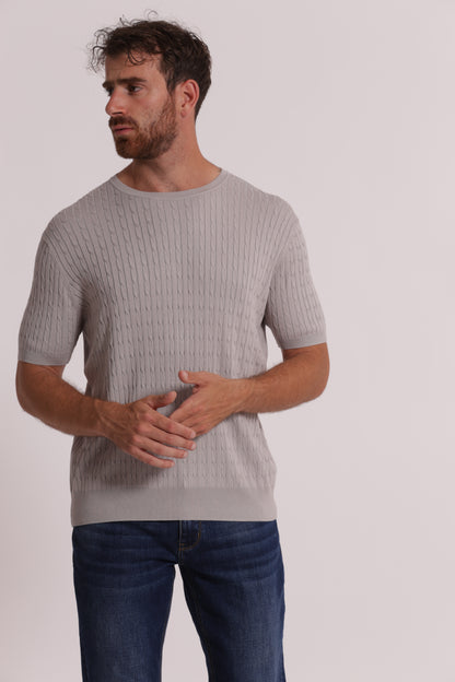 MAGLIA GIROCOLLO TRECCE