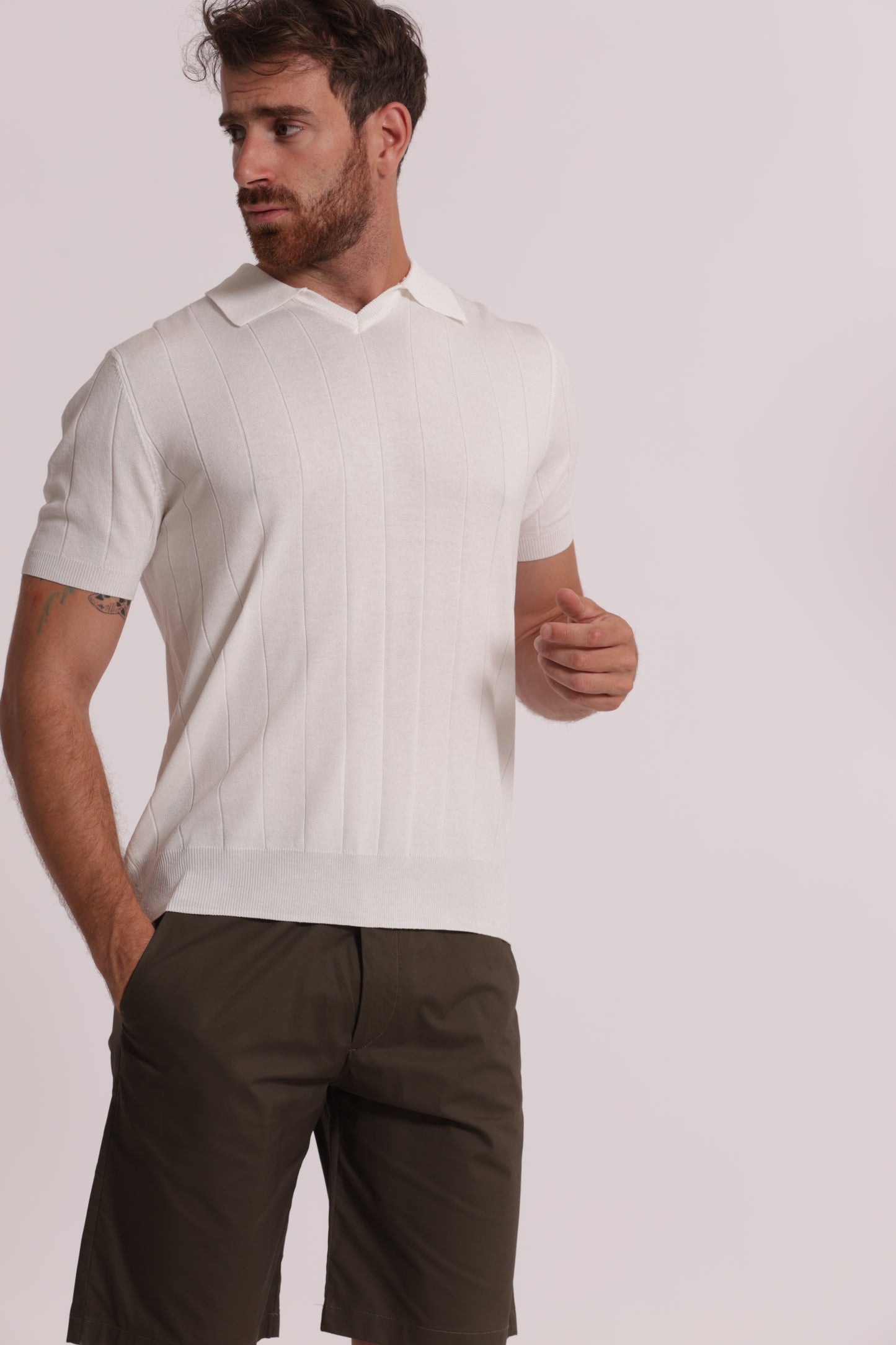 POLO IN MAGLIA COSTA PIATTA