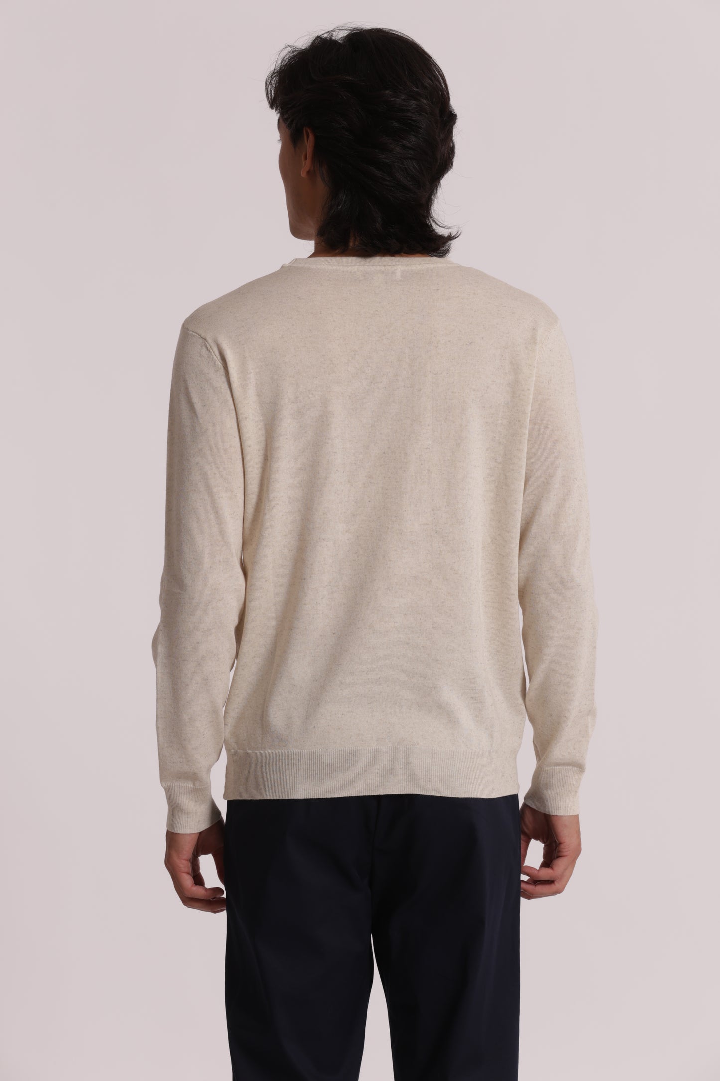 MAGLIA GIROCOLLO MELANGE