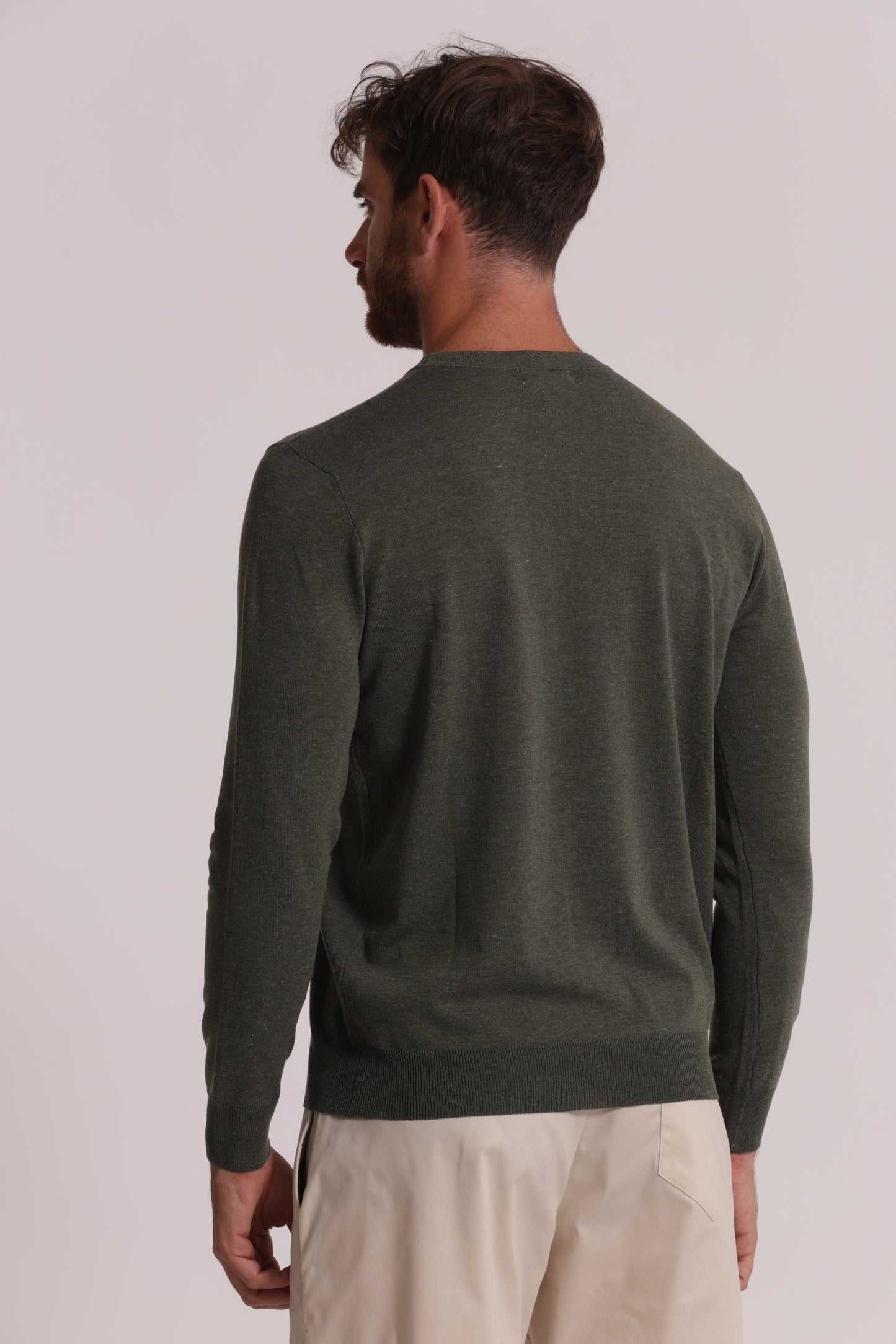 MAGLIA GIROCOLLO MELANGE