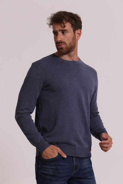 MAGLIA GIROCOLLO MELANGE