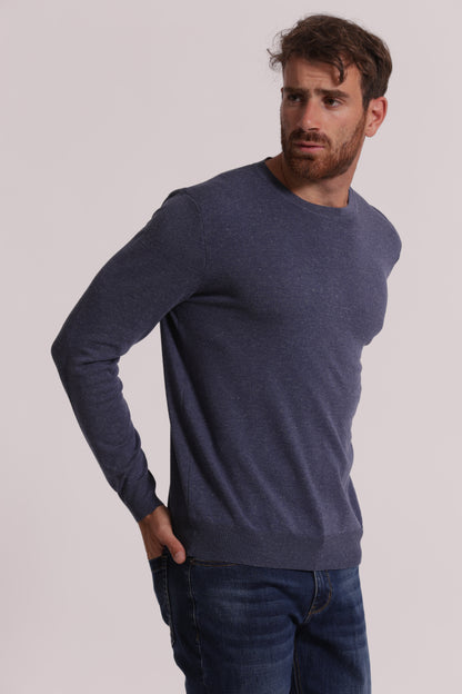 MAGLIA GIROCOLLO MELANGE