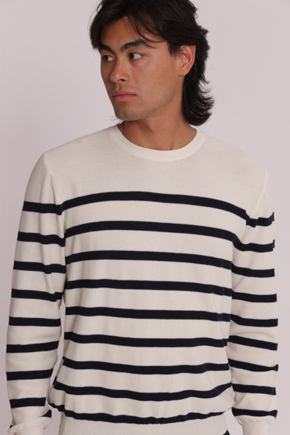 MAGLIA IN COTONE A RIGHE