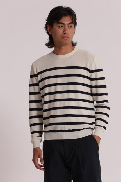 MAGLIA IN COTONE A RIGHE