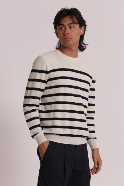 MAGLIA IN COTONE A RIGHE