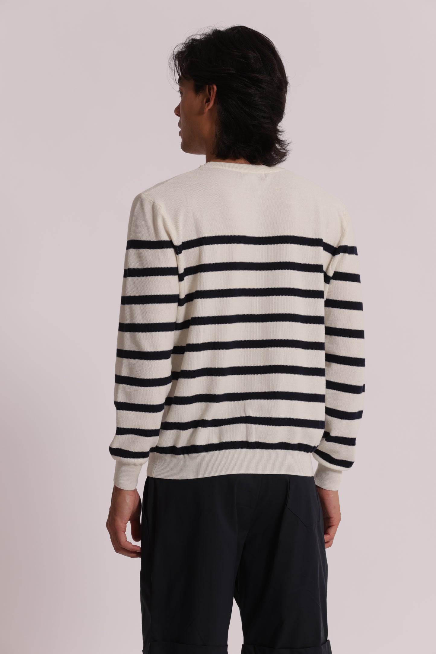 MAGLIA IN COTONE A RIGHE