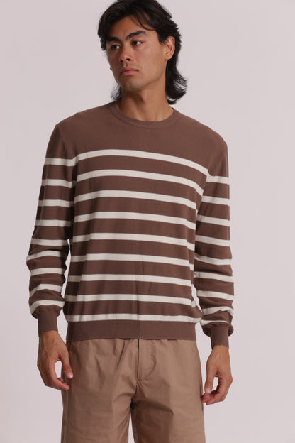 MAGLIA IN COTONE A RIGHE