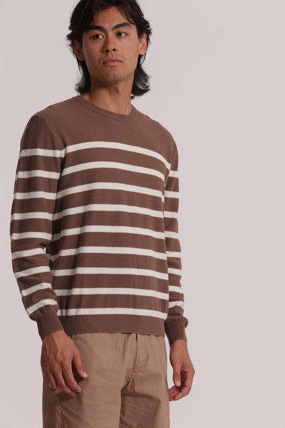 MAGLIA IN COTONE A RIGHE