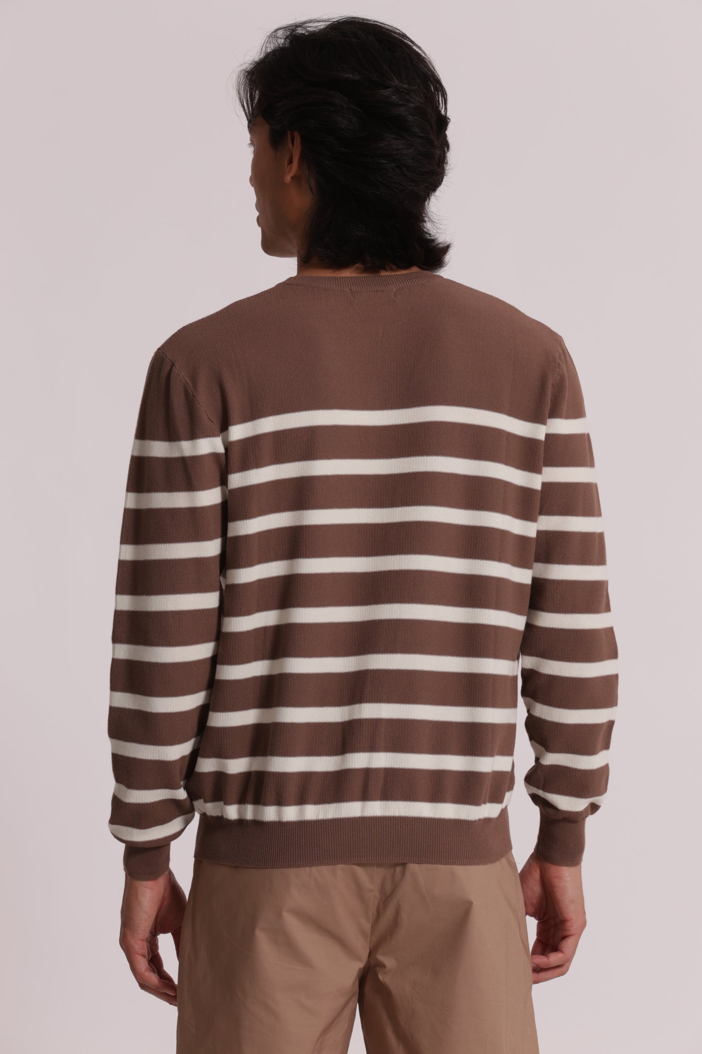 MAGLIA IN COTONE A RIGHE