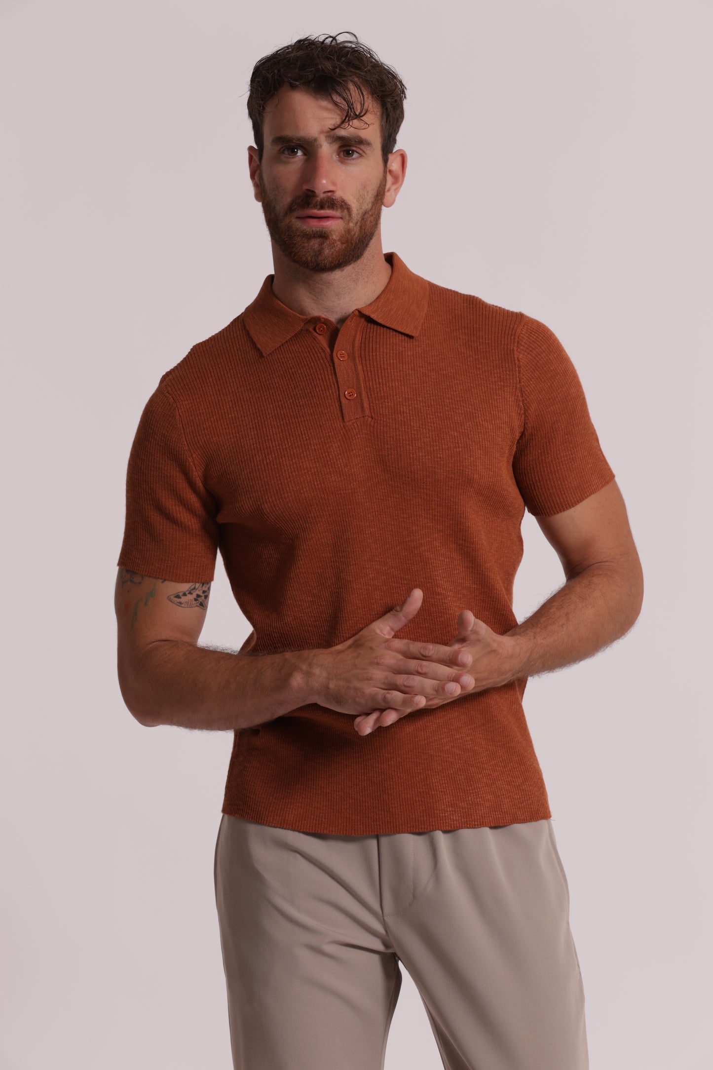 POLO IN MAGLIA A COSTINE