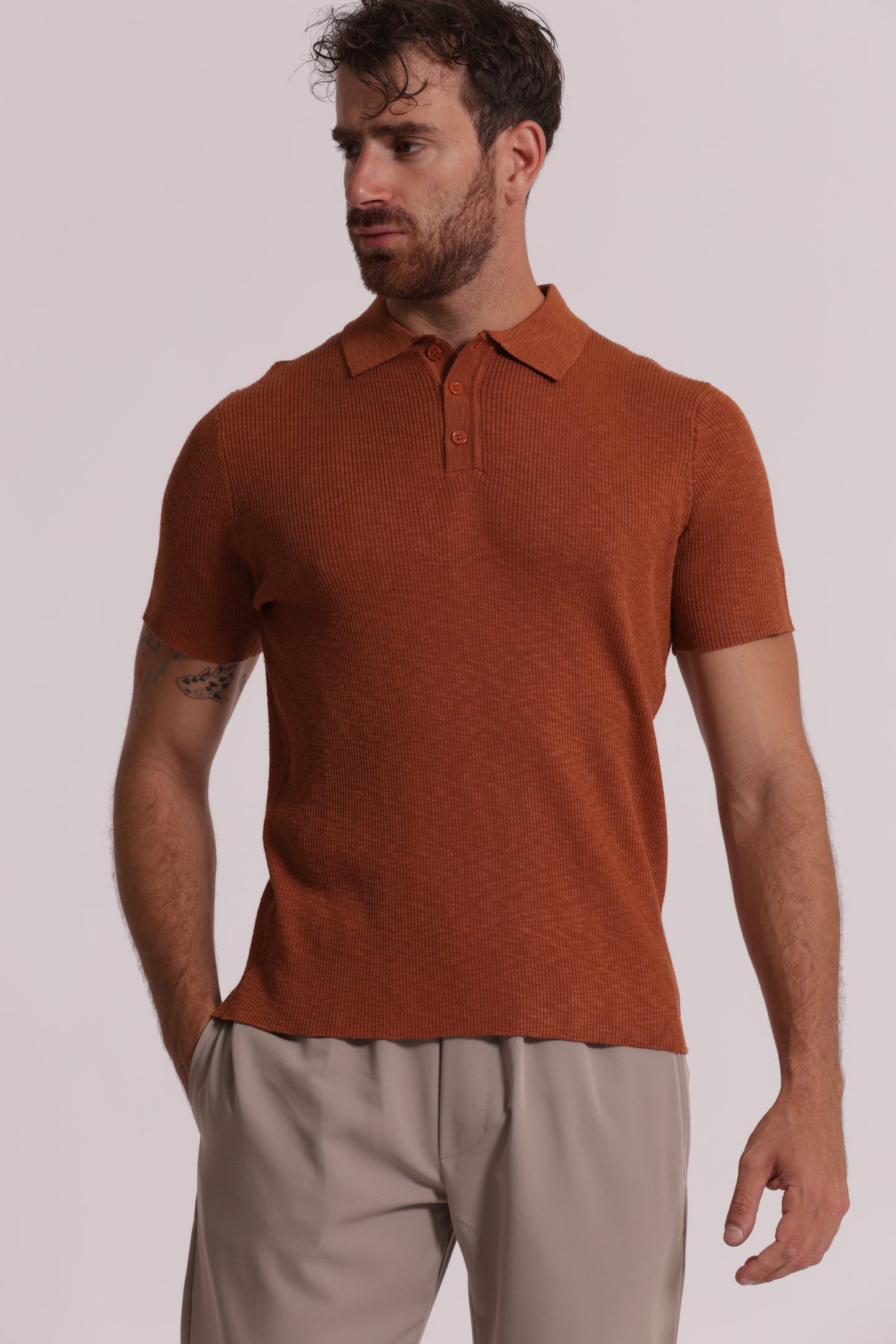 POLO IN MAGLIA A COSTINE