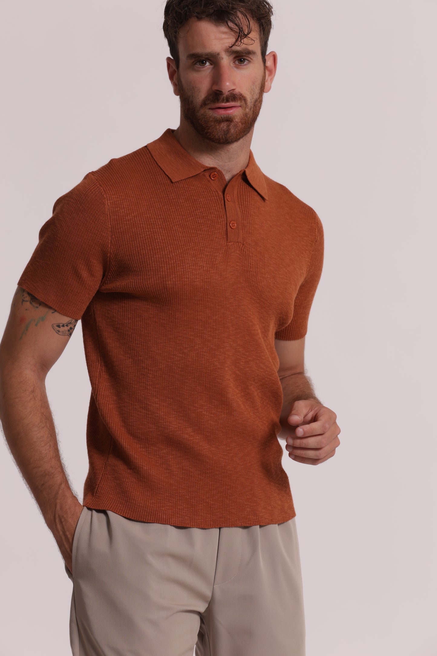 POLO IN MAGLIA A COSTINE