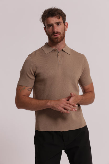 POLO IN MAGLIA A COSTINE