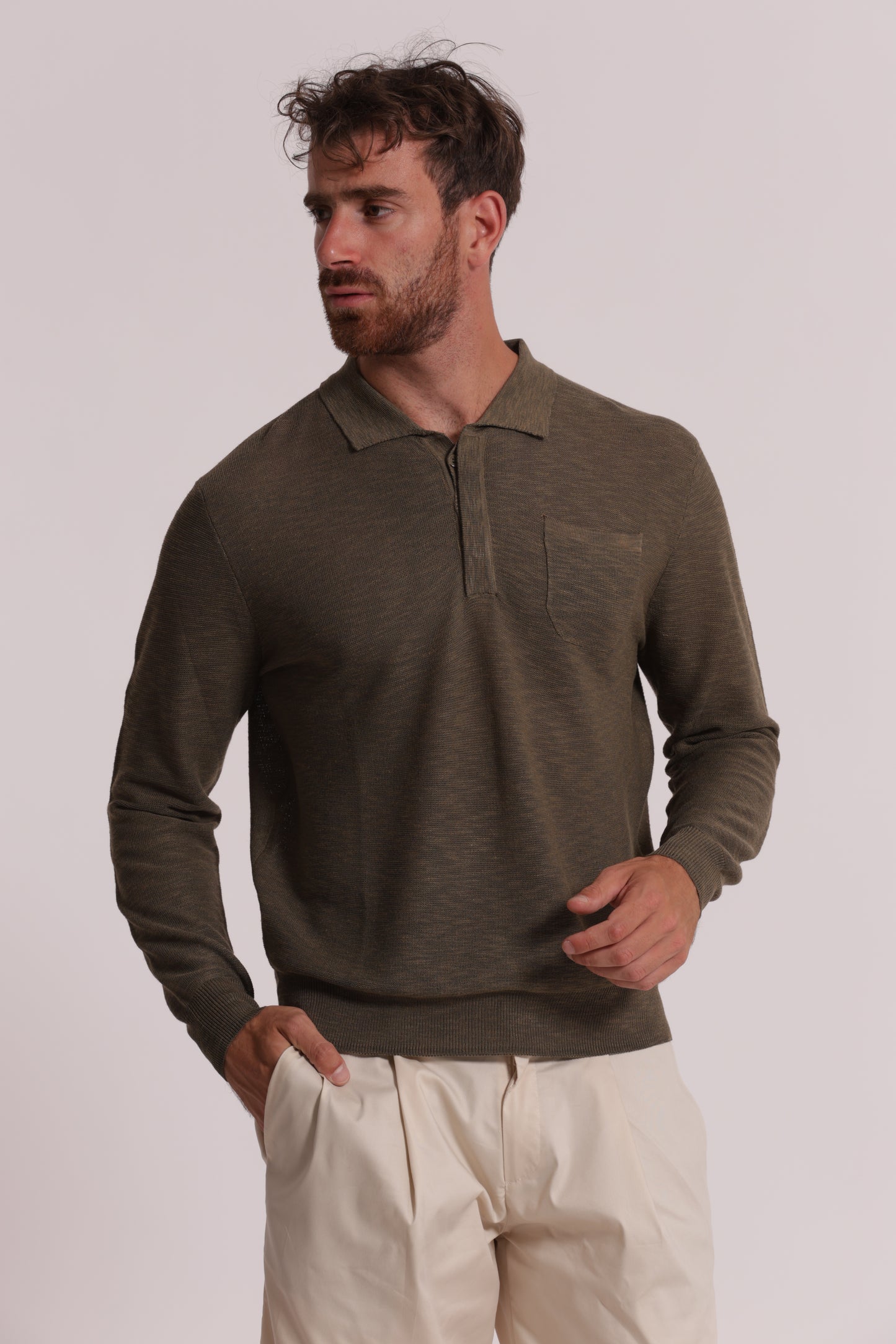 POLO IN MAGLIA IN VISCOSA