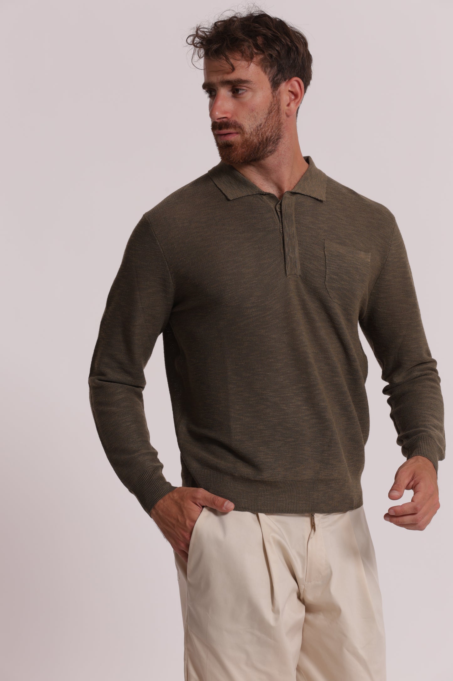 POLO IN MAGLIA IN VISCOSA