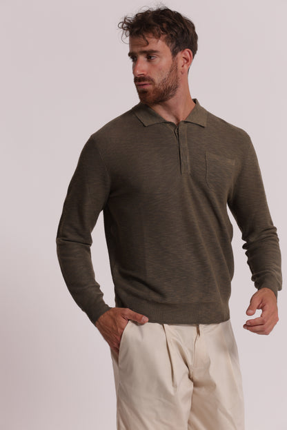 POLO IN MAGLIA IN VISCOSA