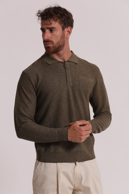 POLO IN MAGLIA IN VISCOSA