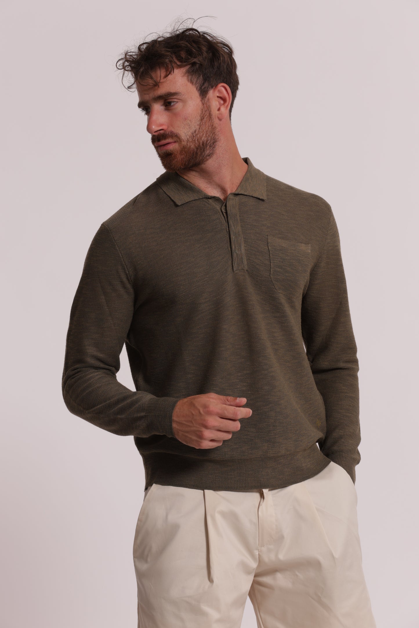 POLO IN MAGLIA IN VISCOSA