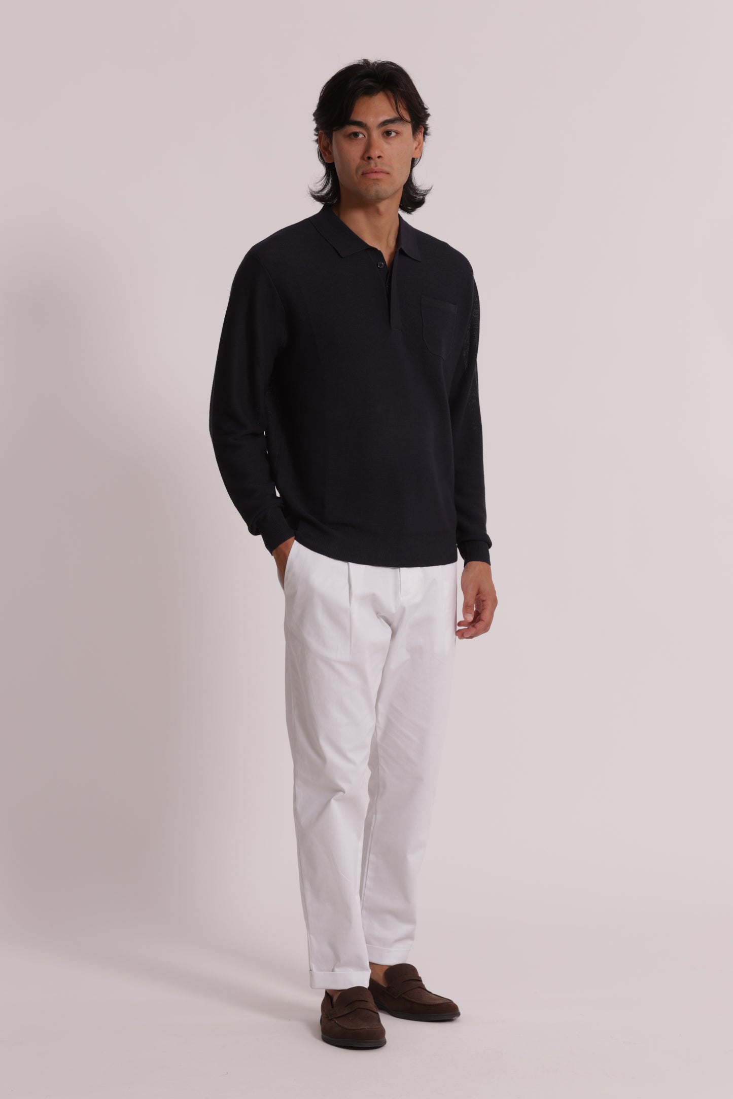 POLO IN MAGLIA IN VISCOSA