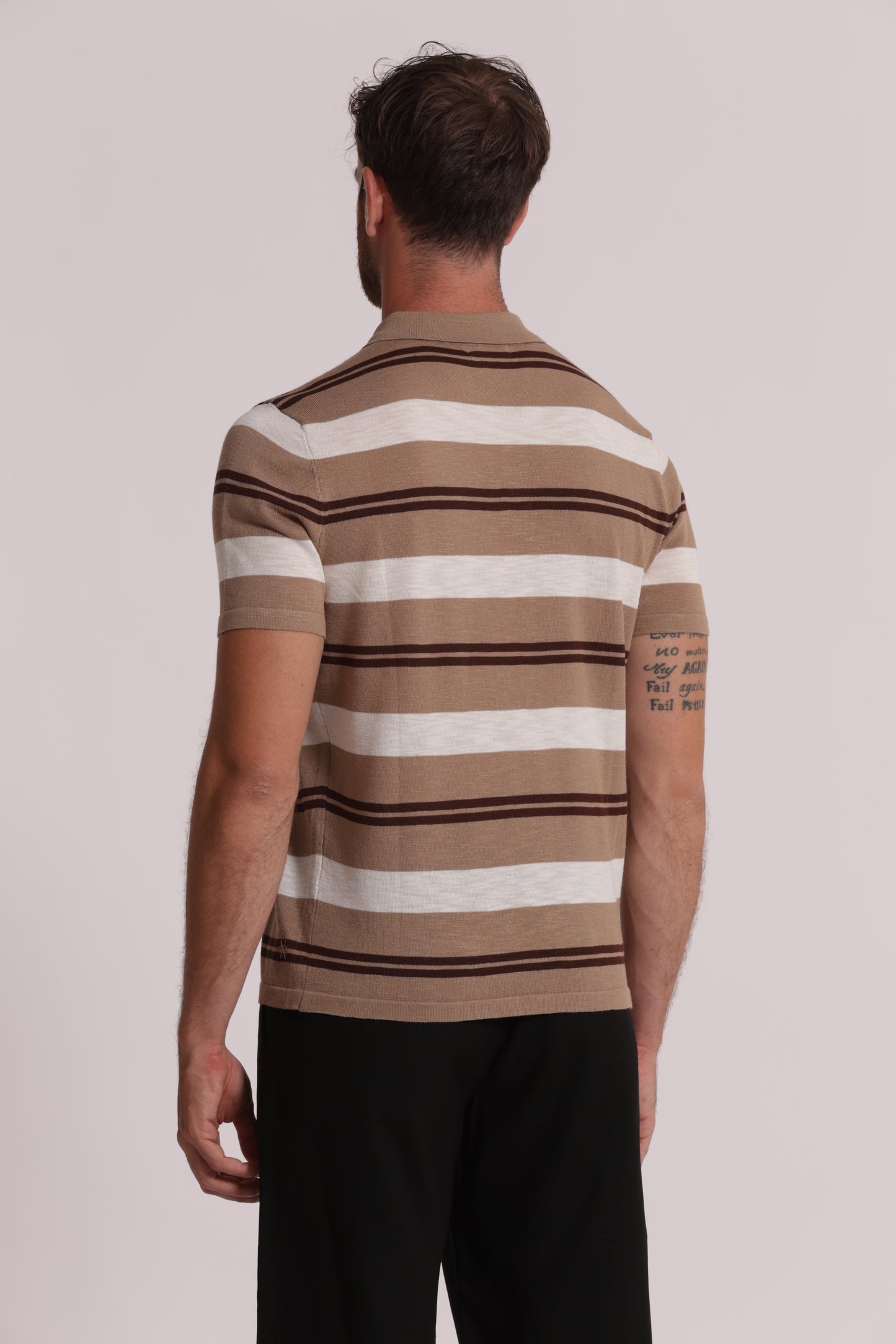 MAGLIA POLO A RIGHE LEGGERA