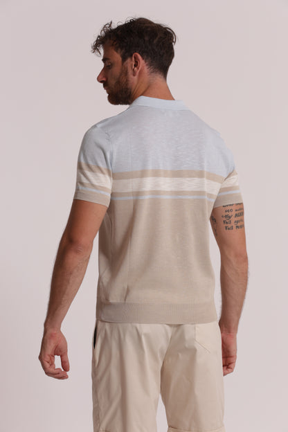 POLO IN MAGLIA LEGGERA RIGATA