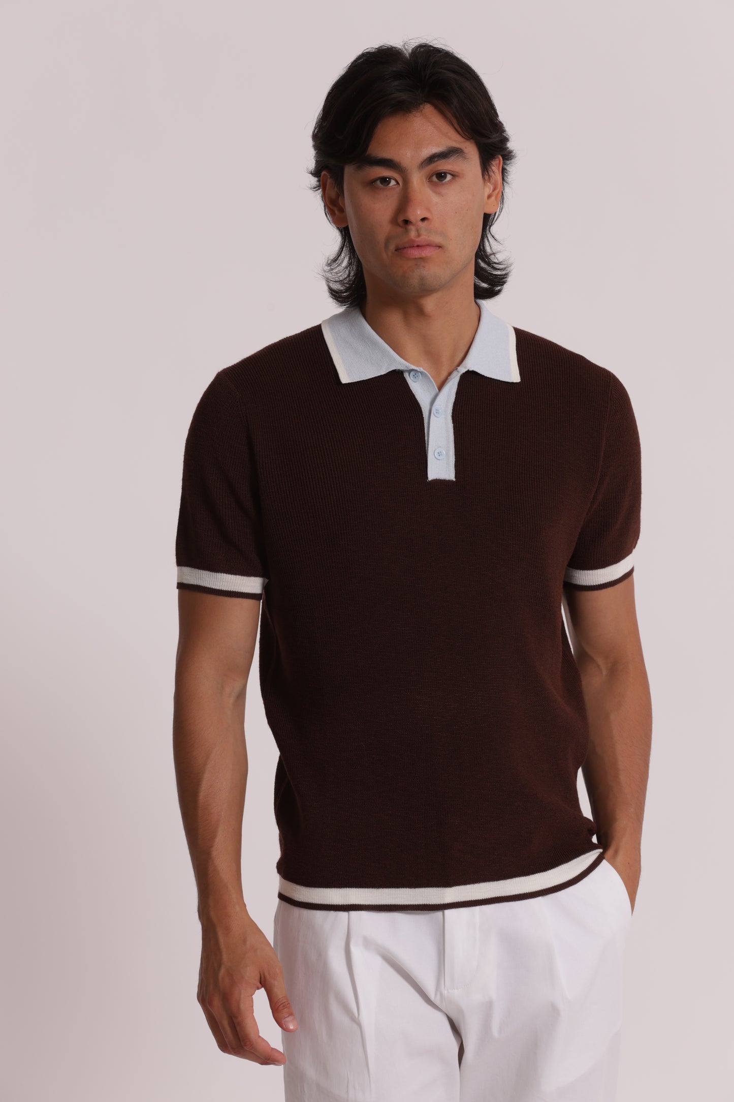 POLO IN MAGLIA MANICA CORTA