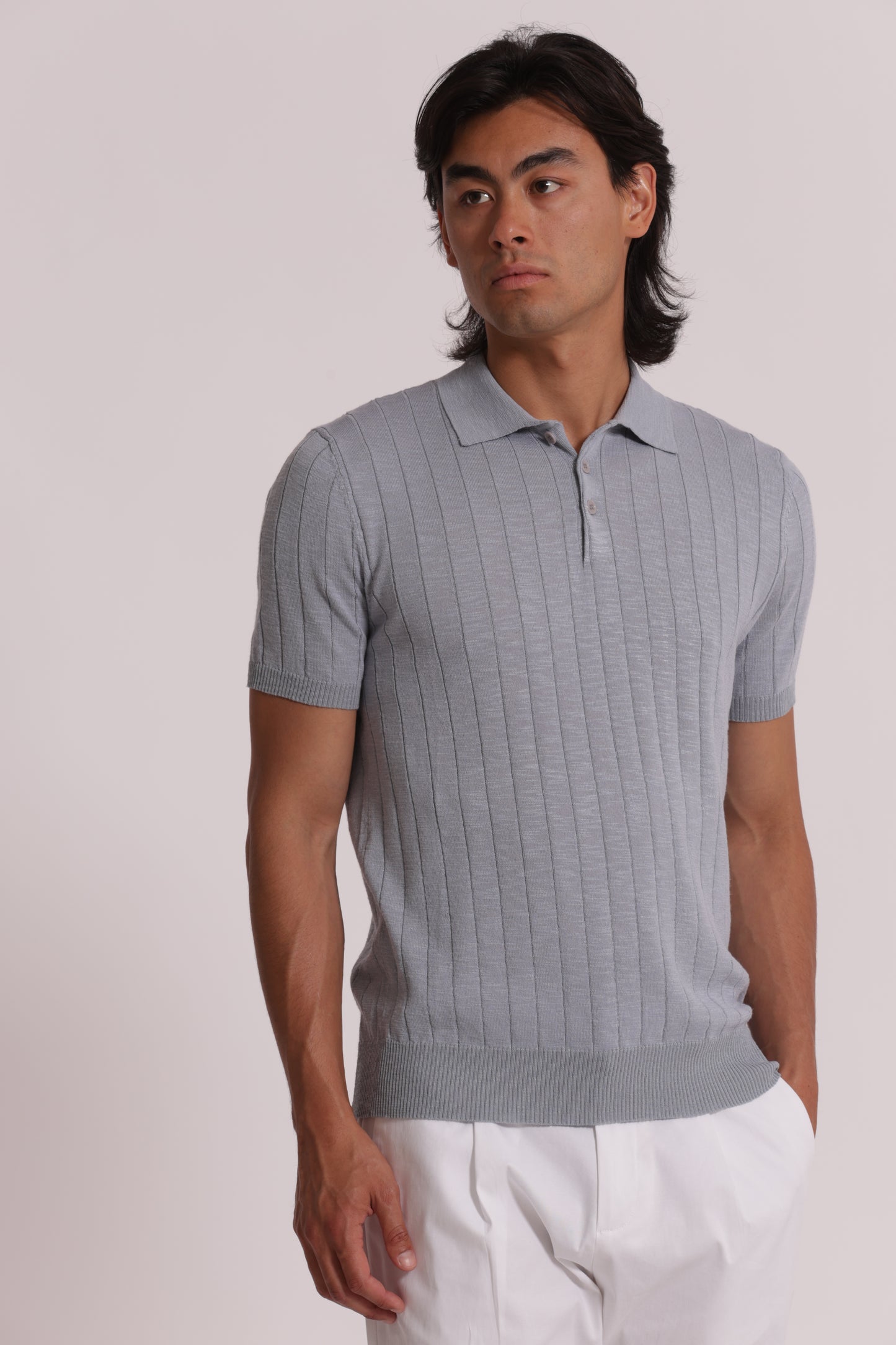 POLO IN MAGLIA COSTA PIATTA