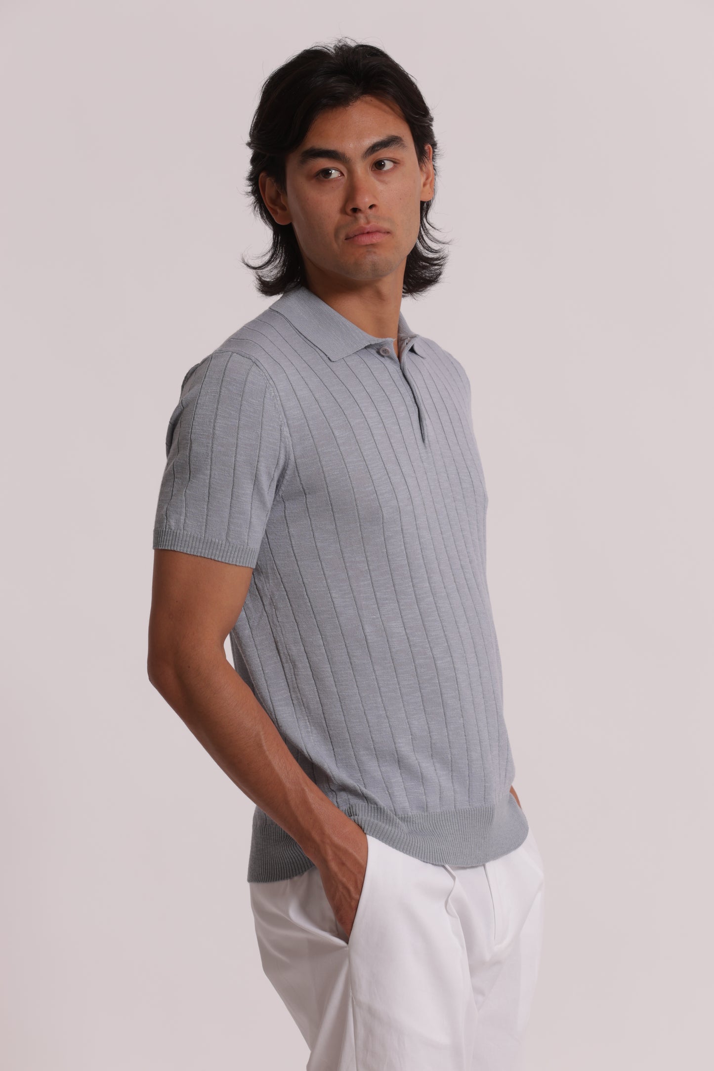 POLO IN MAGLIA COSTA PIATTA