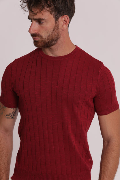 MAGLIA GIROCOLLO COSTA PIATTA