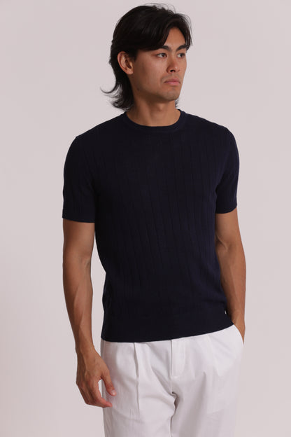 MAGLIA GIROCOLLO COSTA PIATTA