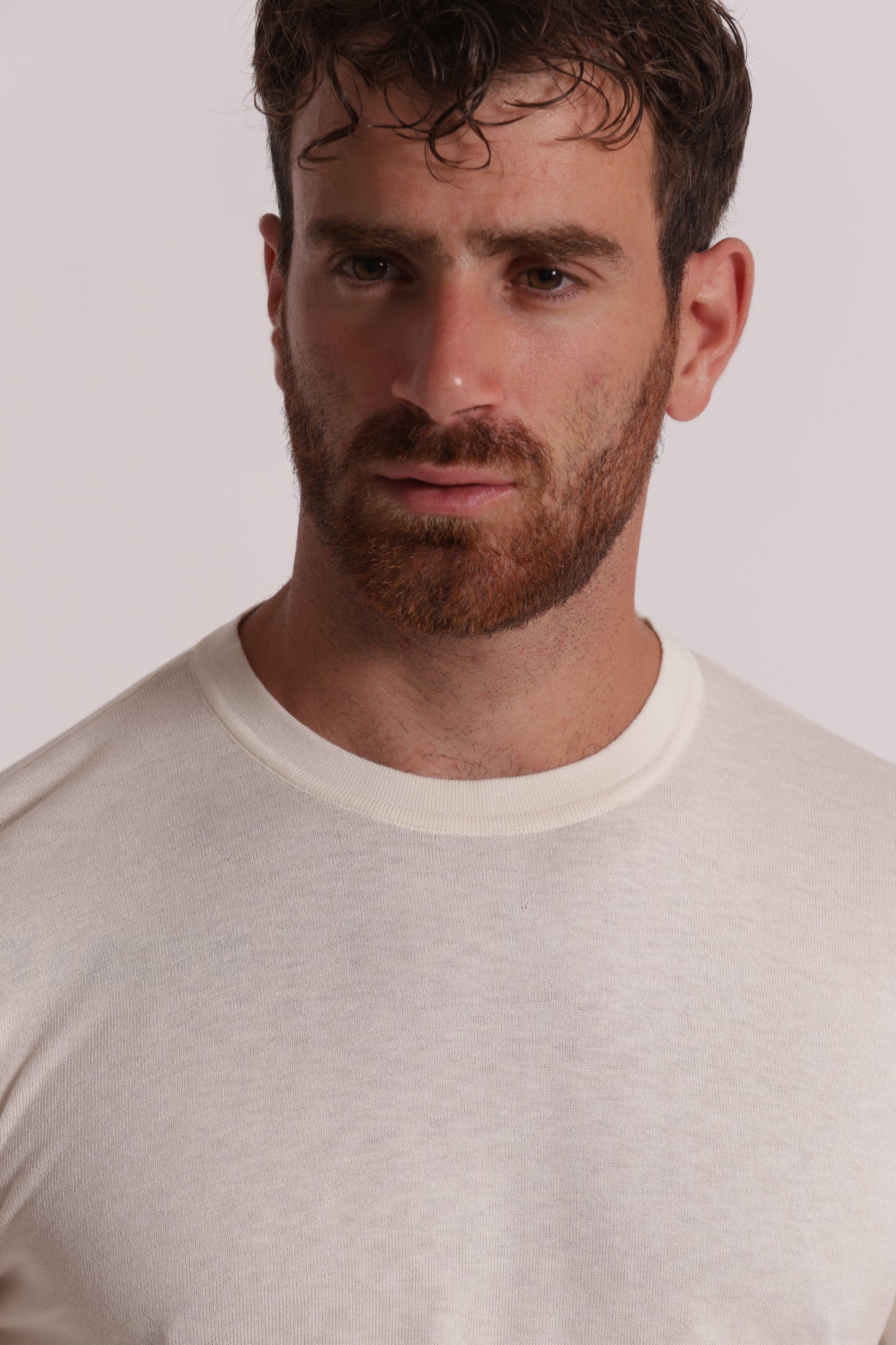 MAGLIA GIROCOLLO SETA E COTONE
