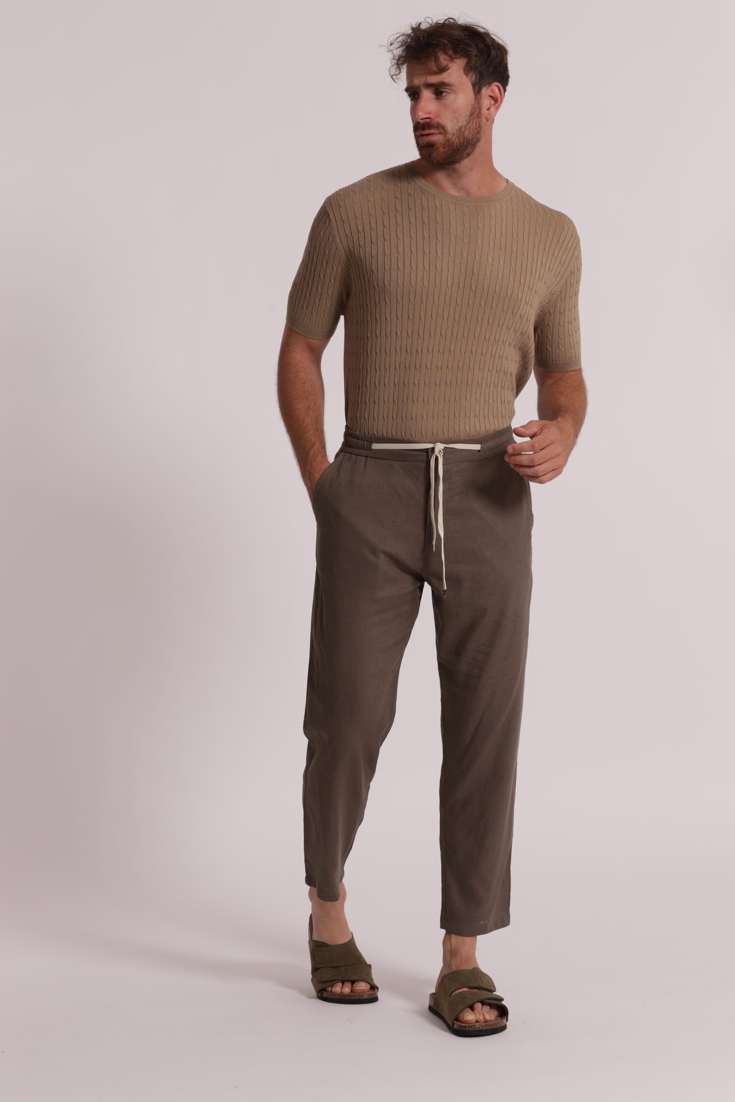 PANTALONI LINO
