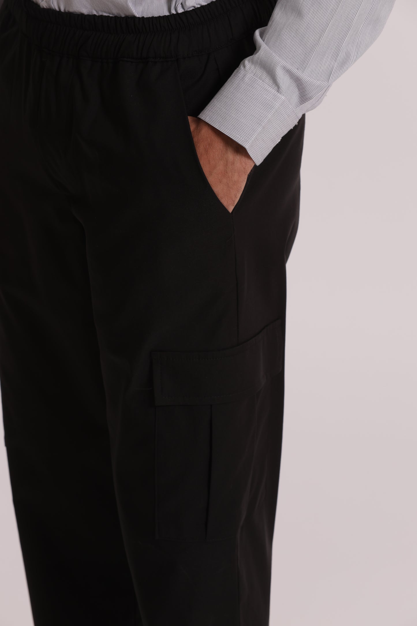 PANTALONI CARGO MISTO COTONE