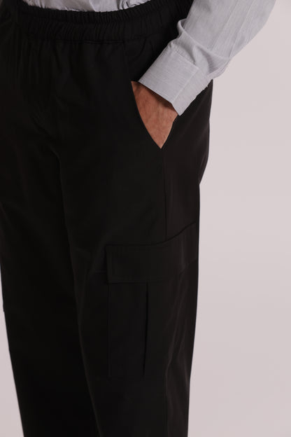 PANTALONI CARGO MISTO COTONE