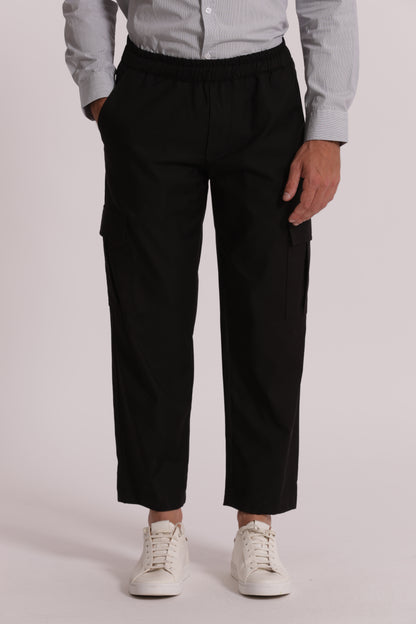 PANTALONI CARGO MISTO COTONE