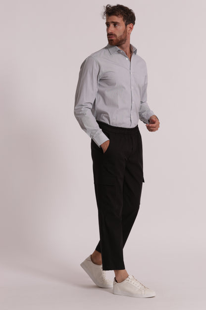 PANTALONI CARGO MISTO COTONE
