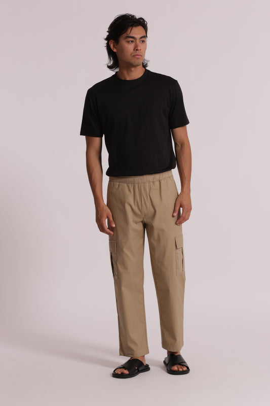 PANTALONI CARGO MISTO COTONE