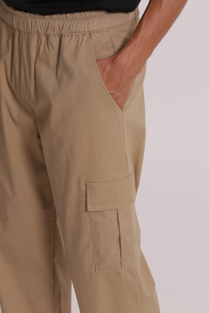 PANTALONI CARGO MISTO COTONE