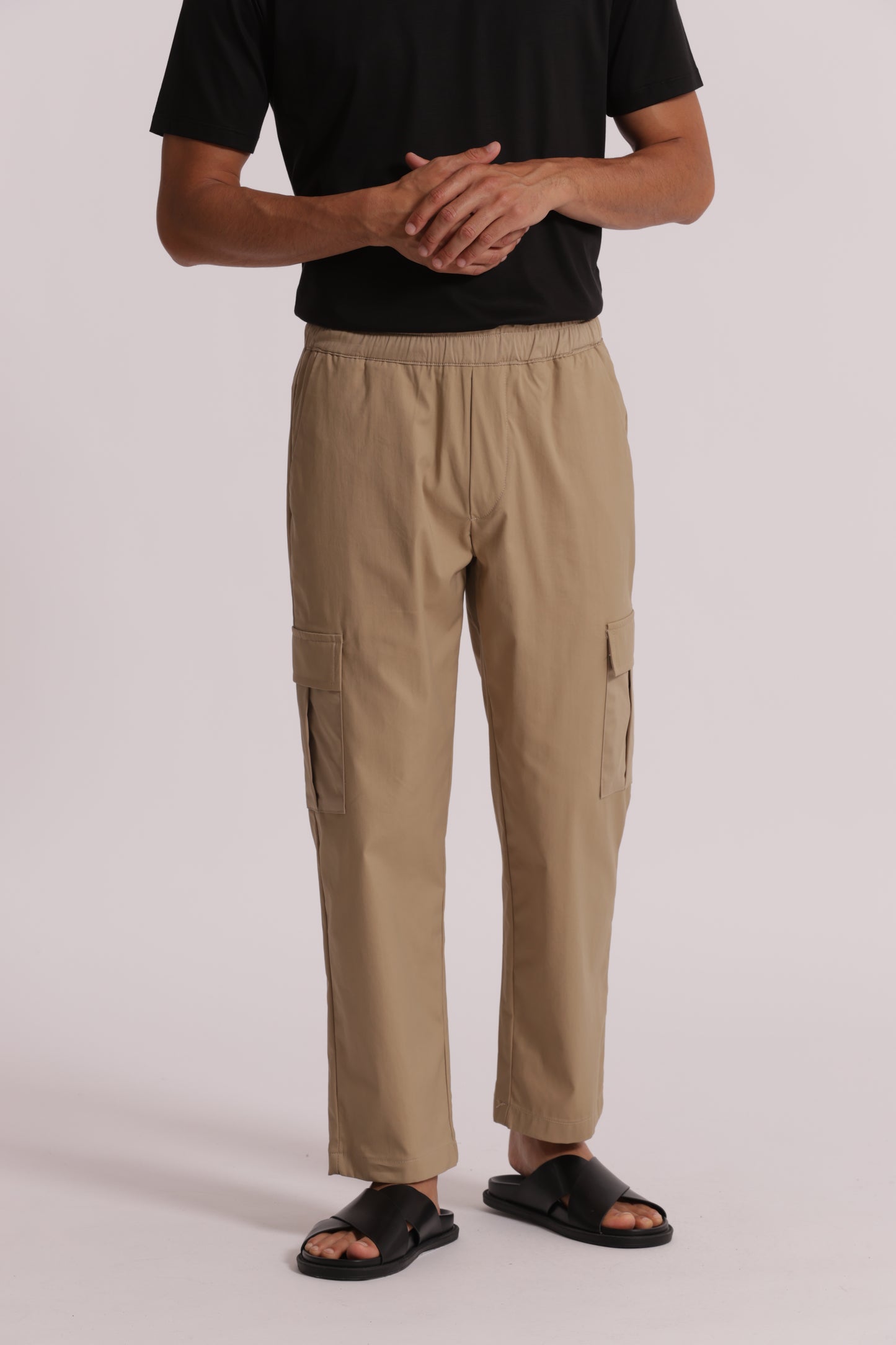 PANTALONI CARGO MISTO COTONE