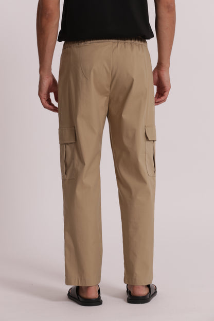 PANTALONI CARGO MISTO COTONE