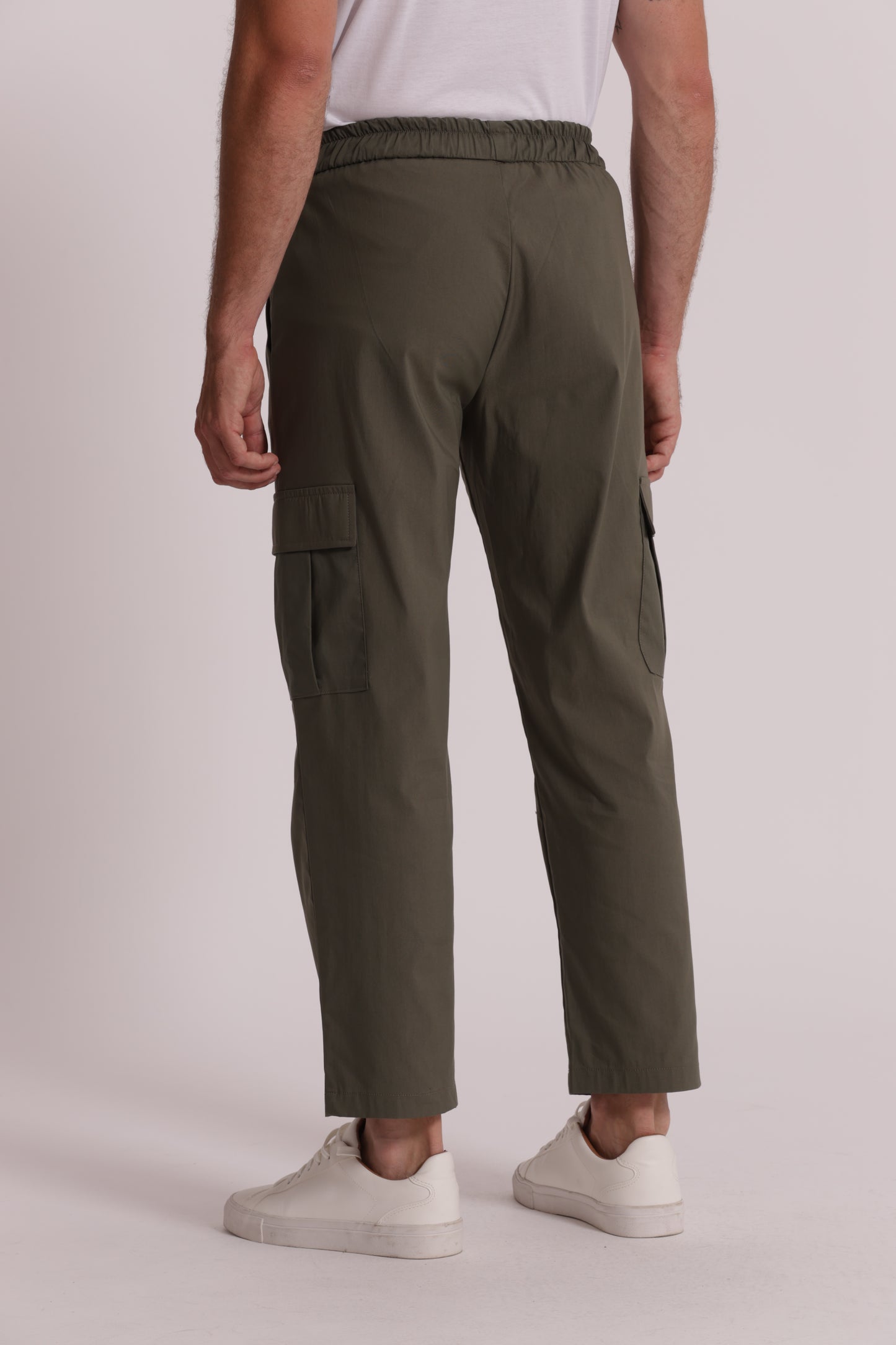 PANTALONI CARGO MISTO COTONE