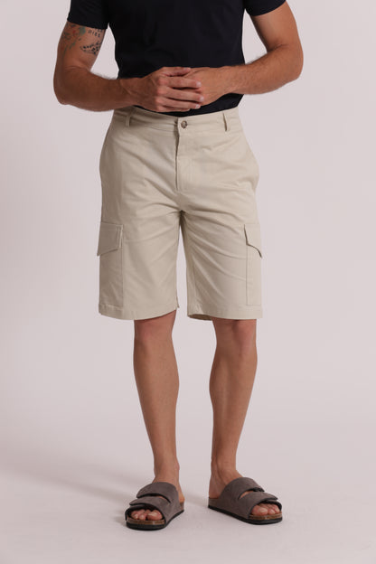 BERMUDA CARGO IN GABARDINA