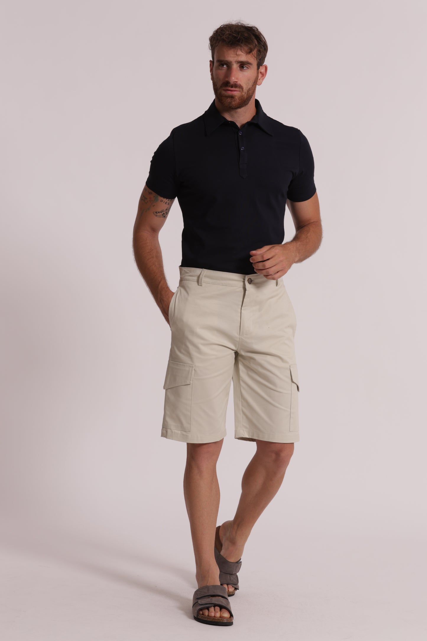 BERMUDA CARGO IN GABARDINA