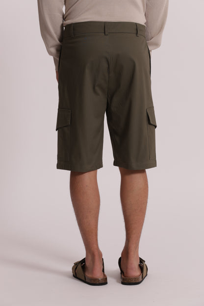 BERMUDA CARGO IN GABARDINA