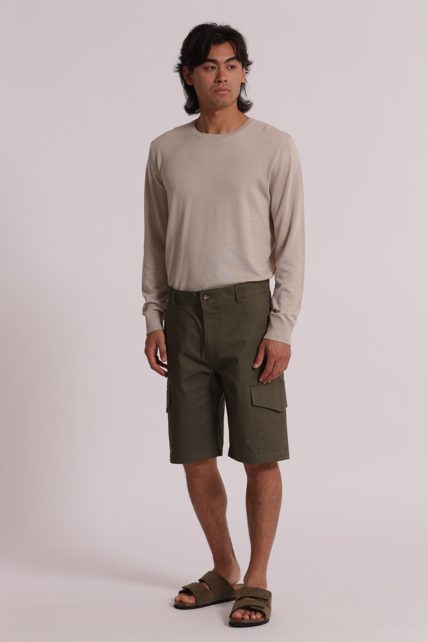 BERMUDA CARGO IN GABARDINA