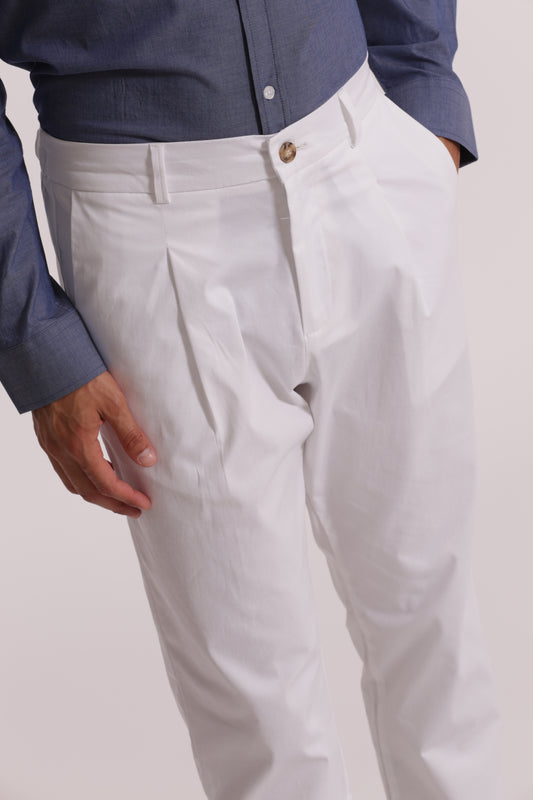PANTALONI BASIC IN GABARDINA